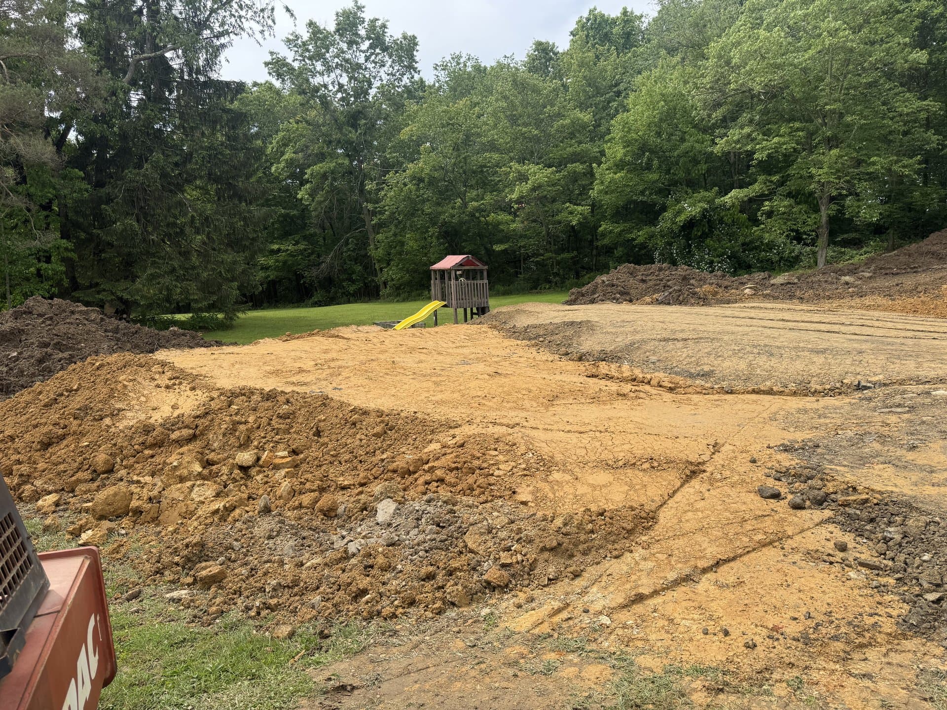 Graded job site ready for the next trade