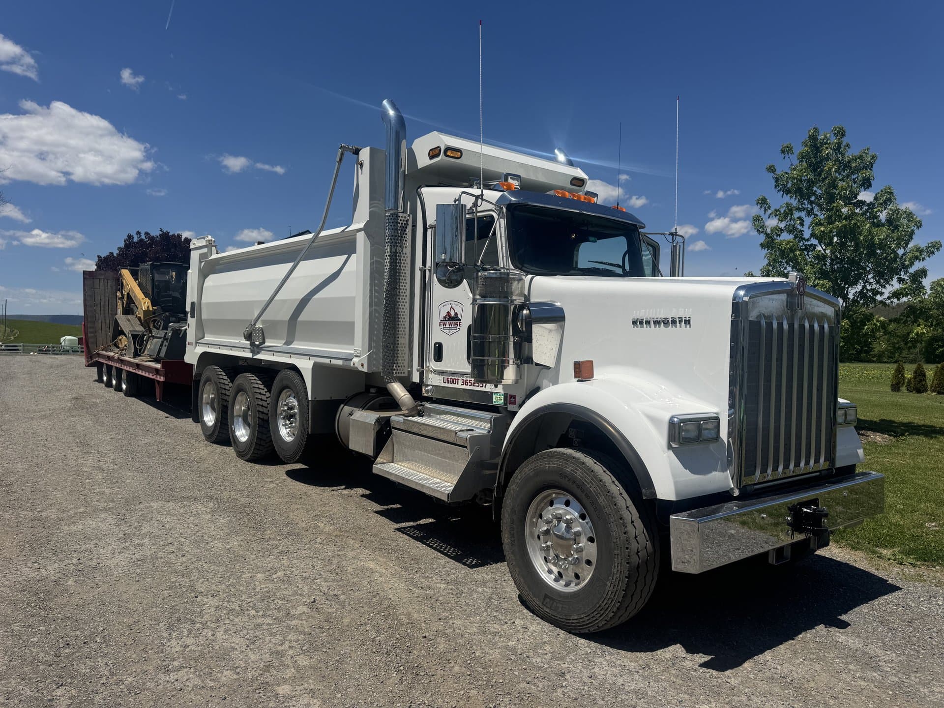 EW Wise Peterbilt dump truck — the flagship of the fleet